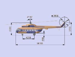 Вертолет Ми-8 (общий вид)