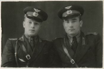 Богатырев В.Т. и Ворсин А.С., г. Пугачев, 1955г.