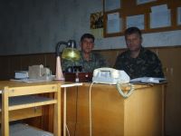 В кабинете нач. штаба. Калинов - 2007 май