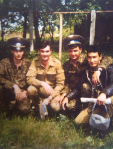 Вадим Дюков, Шумейко Алексей, Игорь Шкурко и Азиз Жунусов 1993г